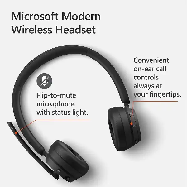 هدست بی سیم مایکروسافت مدل ern Wireless HeaOSOFT