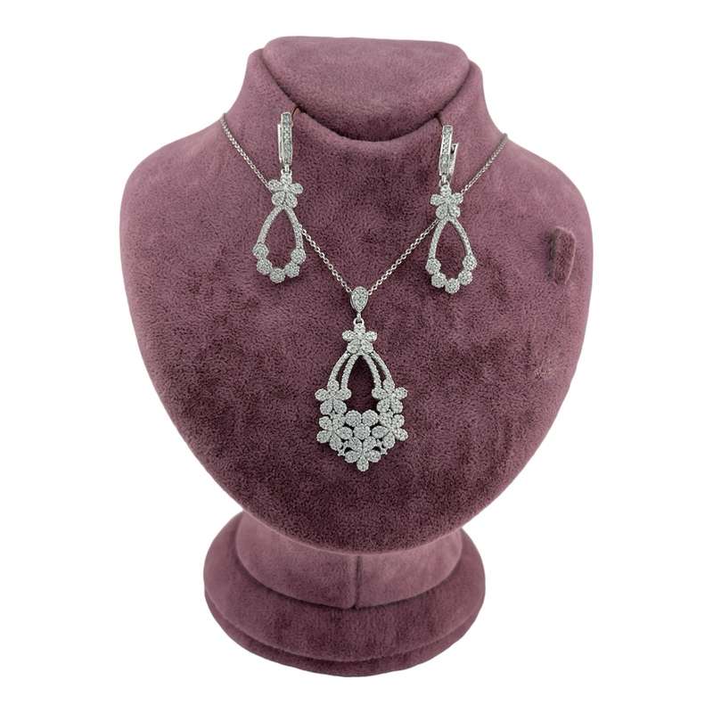 نیم ست نقره زنانه مدل ونوس نیم ست نقره زنانه مدل ونوس