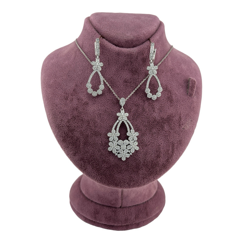 نیم ست نقره زنانه مدل ونوس نیم ست نقره زنانه مدل ونوس