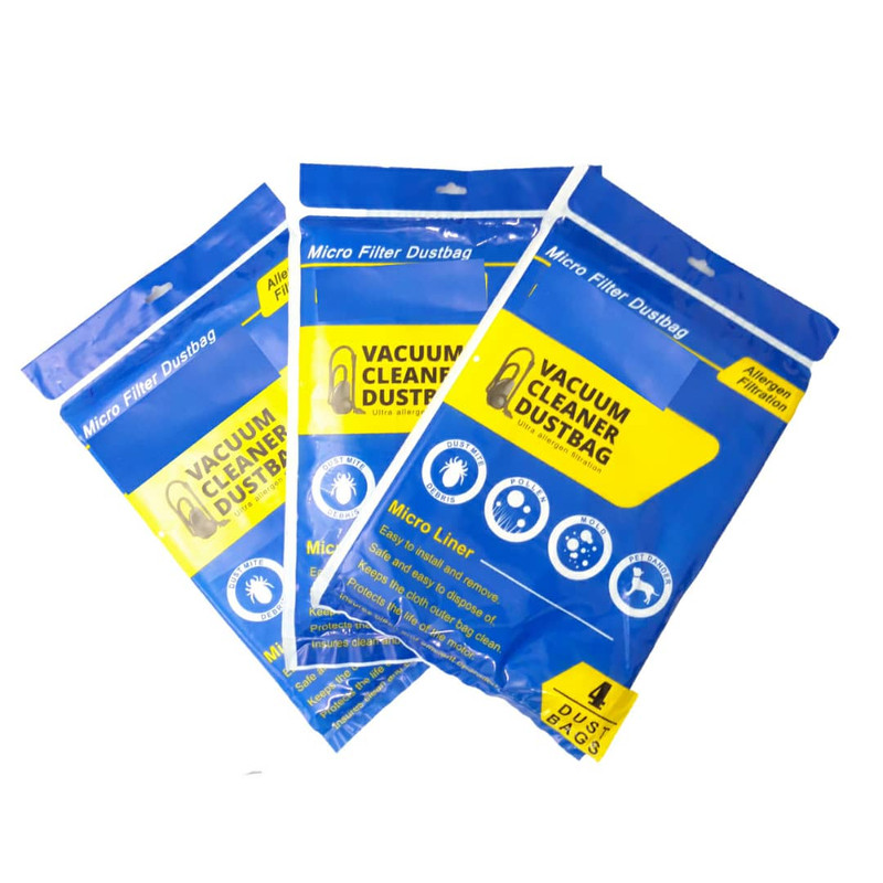 پاکت جاروبرقی مدل میکرو بسته 4 عددی مناسب برای جاروبرقی ال جی 3700