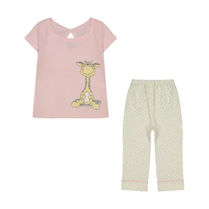 ست تی شرت و شلوار دخترانه ناربن مدل 1521378-84