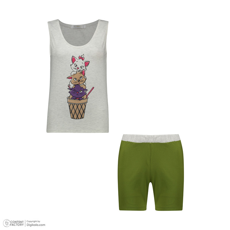 ست تاپ و شلوارک زنانه لوینت مدل آریستو کت