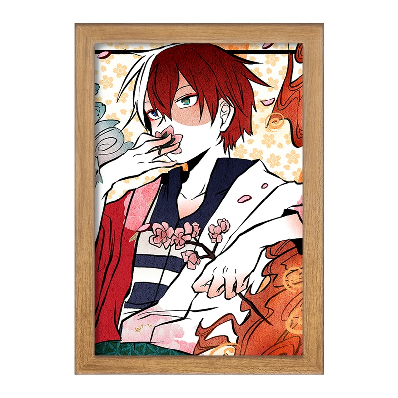 تابلو خندالو مدل شوتو تودوروکی انیمه آکادمی قهرمان من  کد 16168