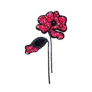 سنجاق سینه زنانه مدل گل رز