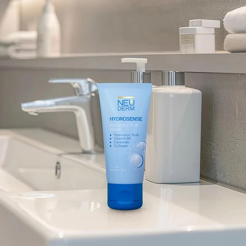 کرم آبرسان نئودرم مدل hyaluronic-acid حجم 50 میلی-لیتر