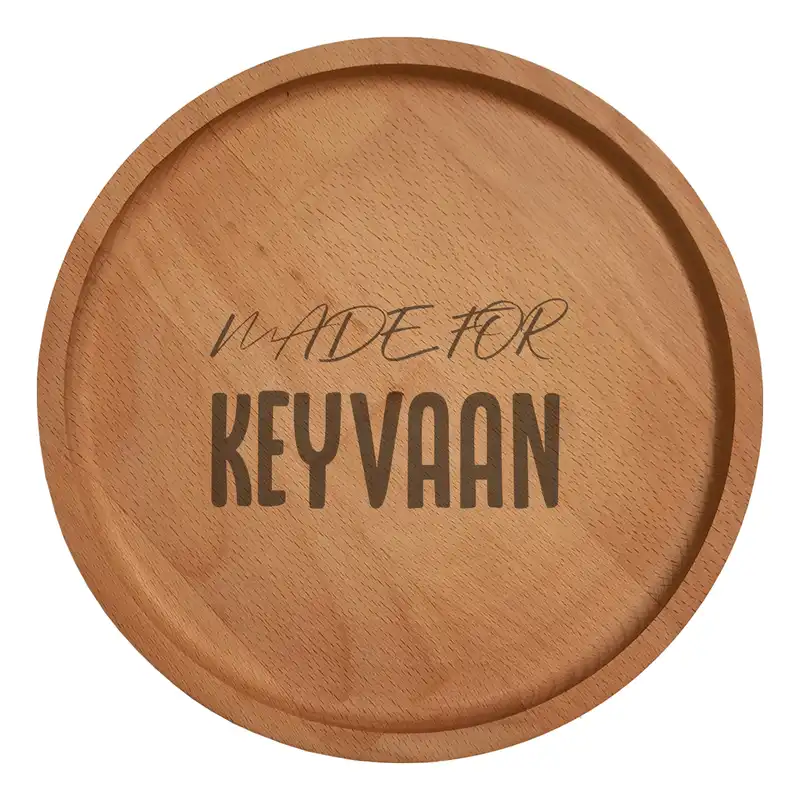 بشقاب چوبی مدل کیوان