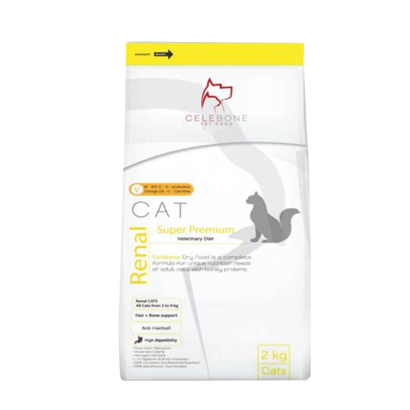 غذای خشک گربه بالغ سلبن مدل Renal وزن 2 کیلوگرم
