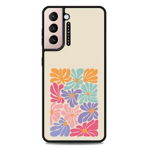 AKAM AMC-WSGS21P-FLOWERS-18 Cover For Samsung Galaxy S21 Plus