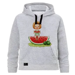  هودی پسرانه چاپیستا طرح یلدا کد J100 رنگ طوسی