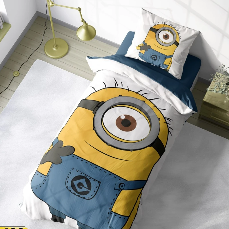 سرویس خواب تک نفره 4 تکه مدل مینیون ۱۲۰ کد ۱۵۱۰