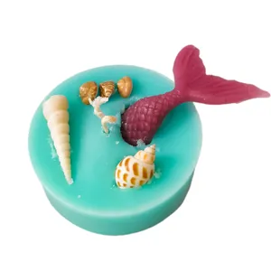 شمع دست ساز مدل دم ماهی زیبا