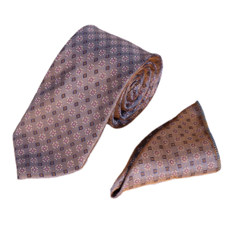 ست کراوات و دستمال جیب مردانه امپریال مدل A33