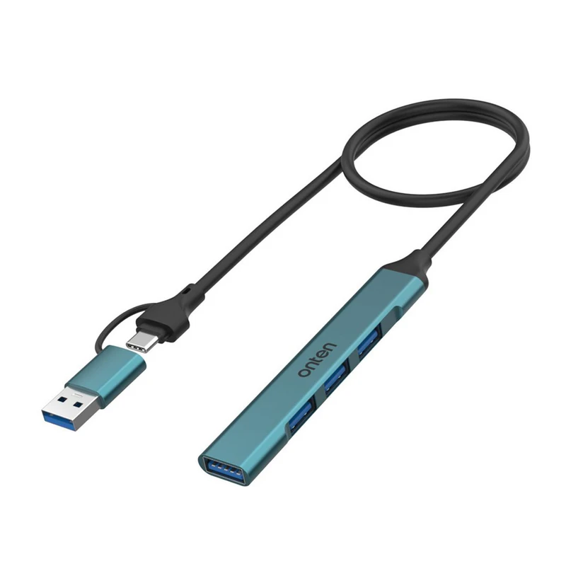 هاب 4 پورت USB 3.0 و USB-C اونتن مدل OTN-UCA9701