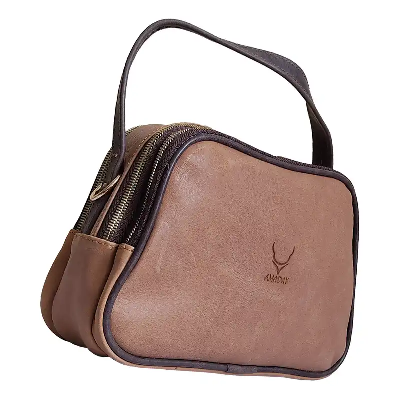 کیف رودوشی زنانه چرم آمادای مدل السا