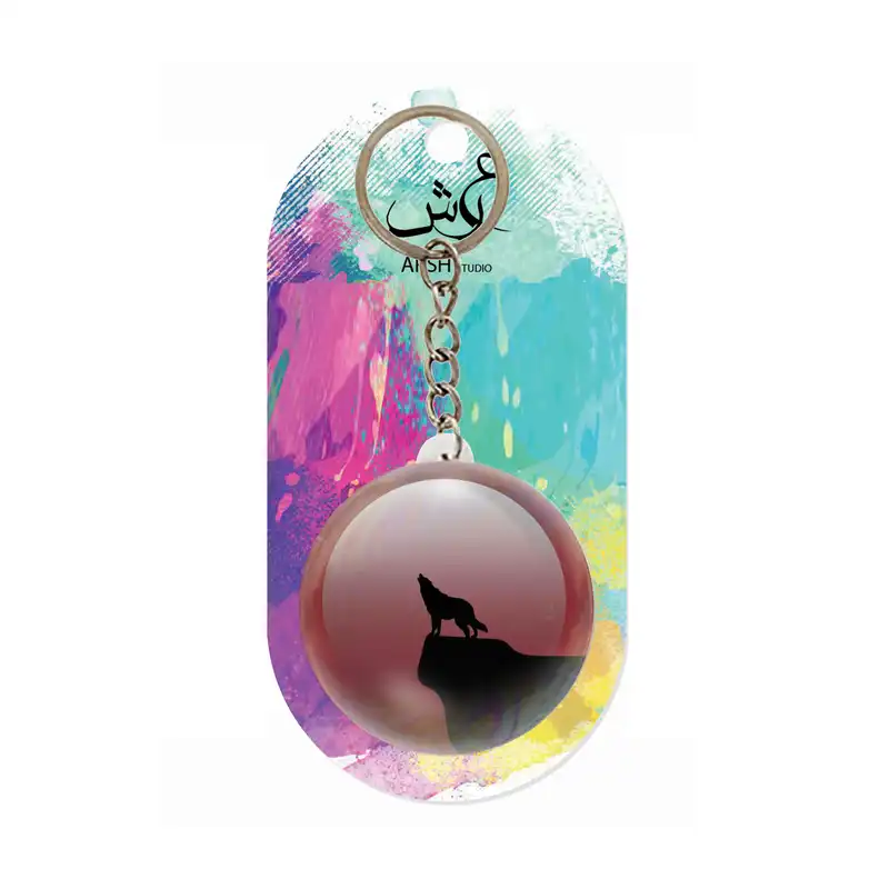 جاکلیدی عرش مدل فانتزی گرگ کد Asj6102