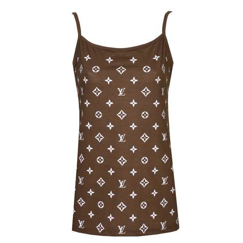 تاپ زنانه مدل بندی تمام چاپ