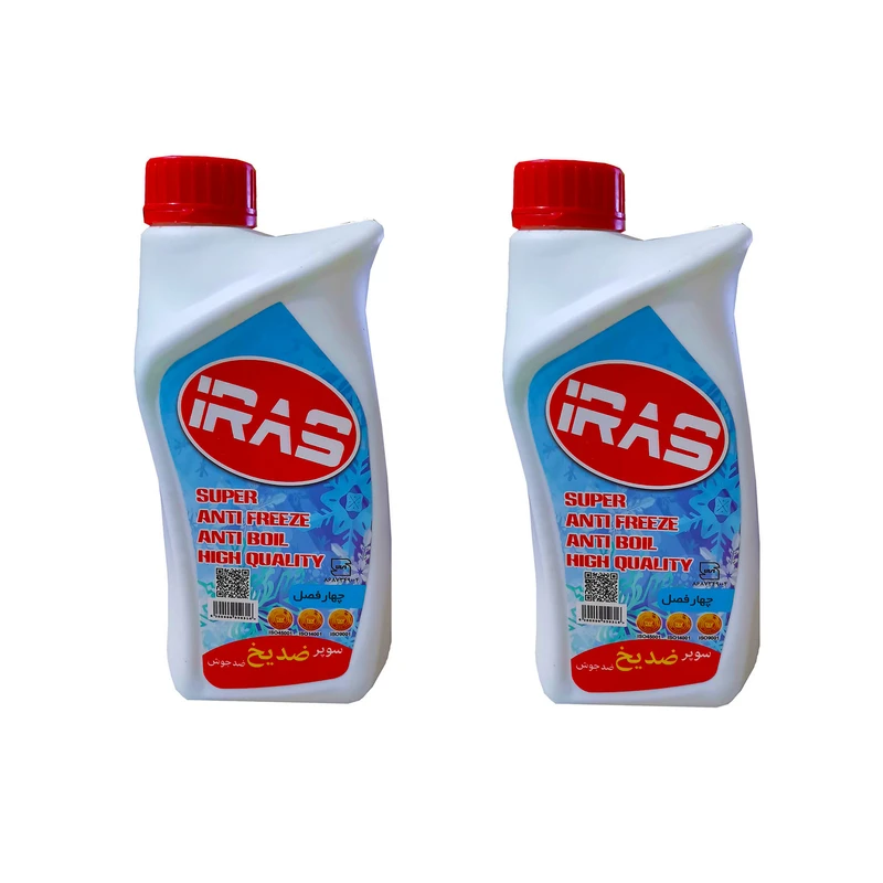 ضدیخ ایراس مدل چهارفصل حجم 1000 میلی لیتر بسته دو عددی