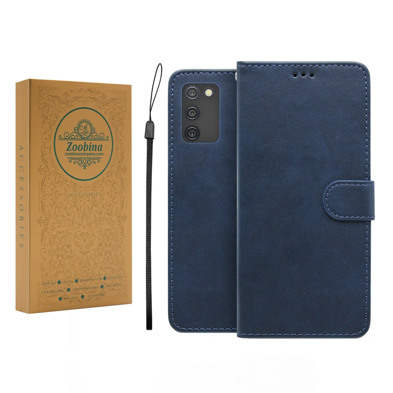    کیف کلاسوری زوبینا مدل Camel مناسب برای گوشی موبایل سامسونگ Galaxy A02S / A03S
