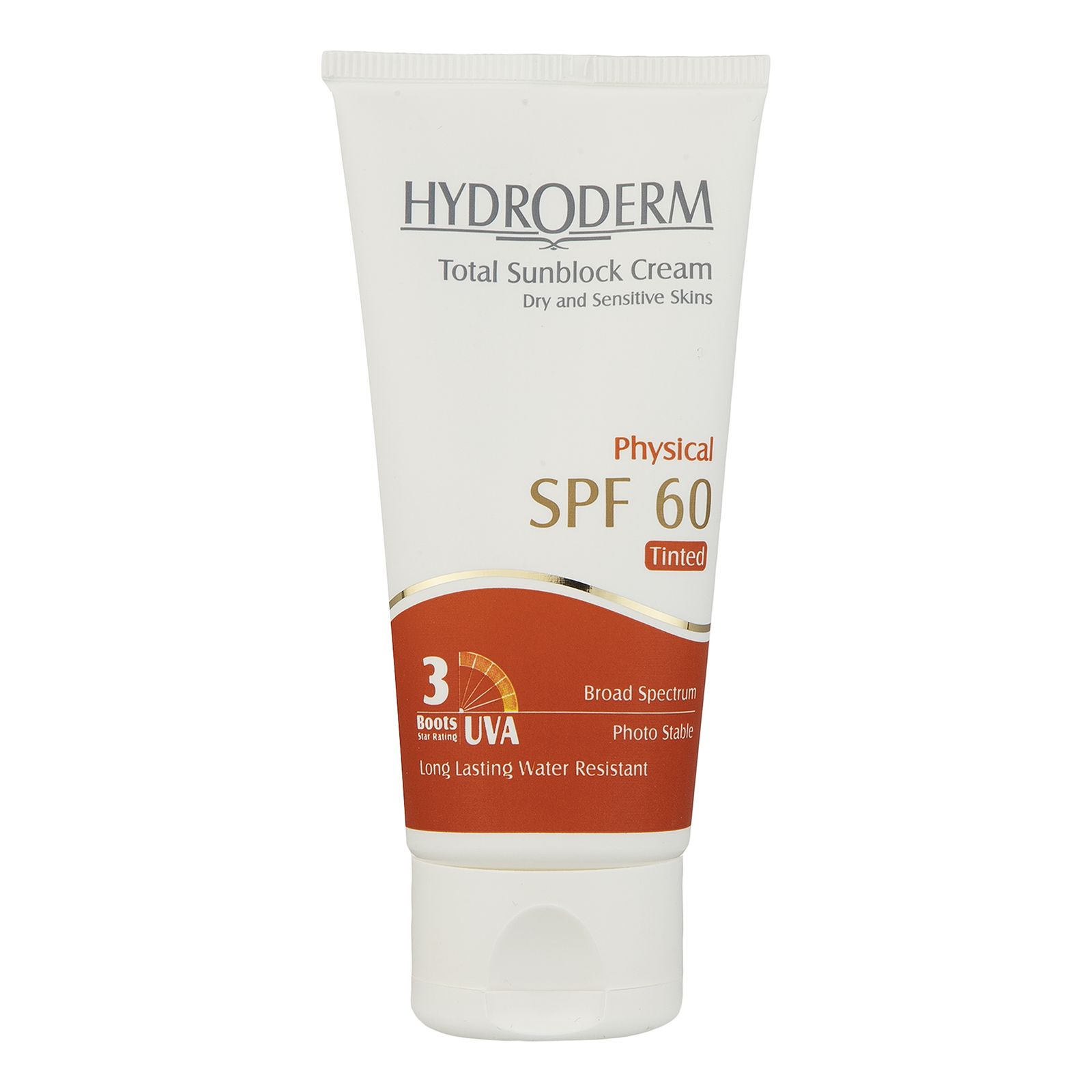 کرم ضد آفتاب رنگی هیدرودرم SPF60 مدل Phisical Tinted ‌مناسب پوست‌های حساس حجم 50 میلی‌لیتر -  - 2
