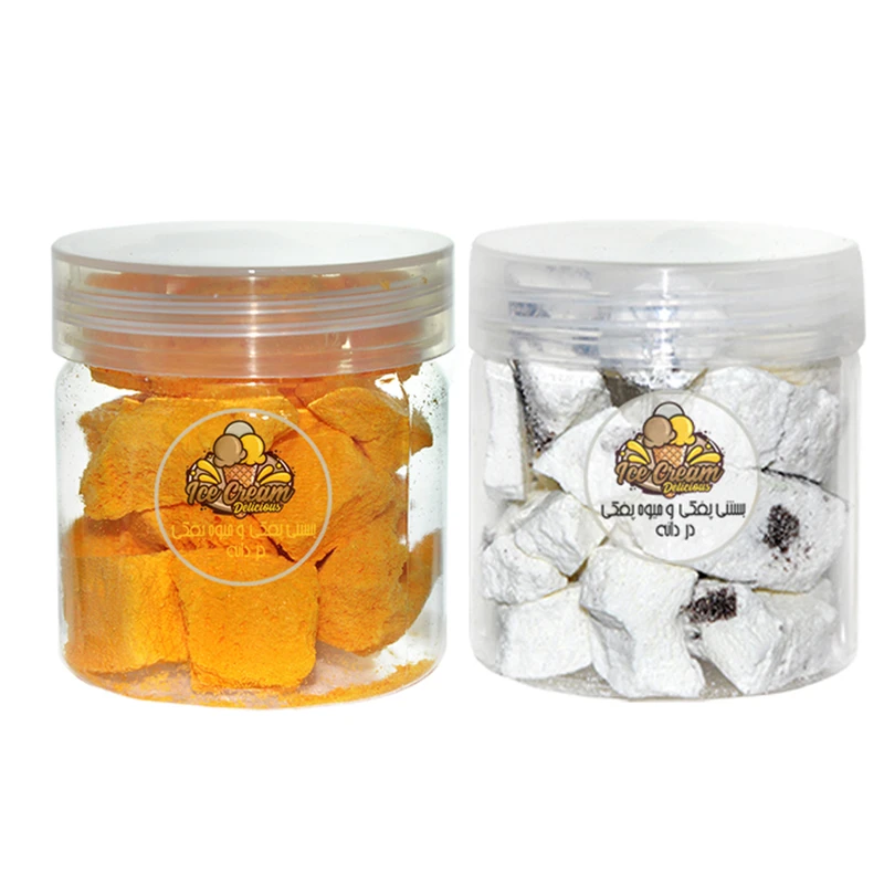 بستنی خشک کیک وانیل و انبه دردانه - 80 گرم بسته 2 عددی