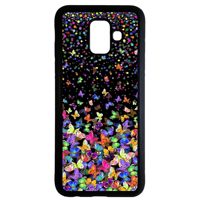 کاور طرح پروانه ها کد 1146 مناسب برای گوشی موبایل سامسونگ galaxy a8 2018