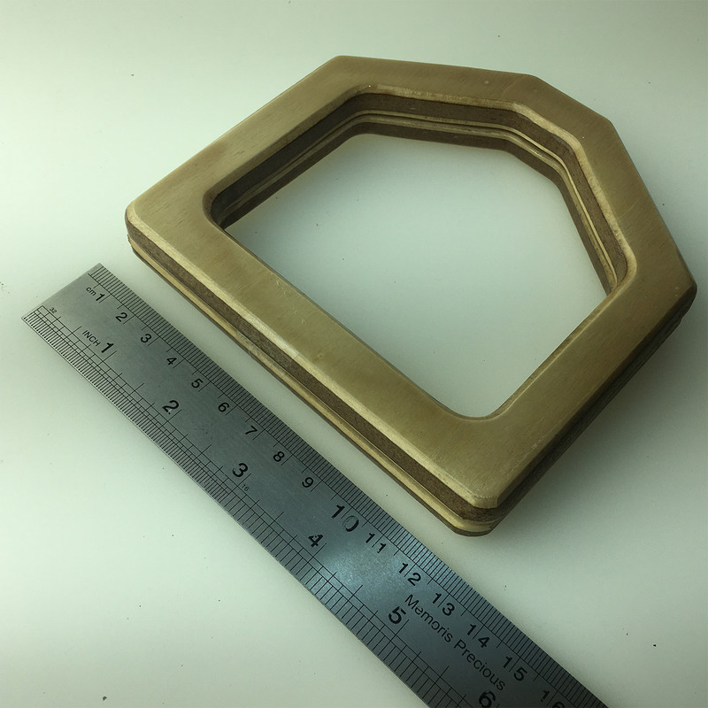 یراق کیف دوزی  مدل ذوزنقه کد Z02 بسته 2 عددی