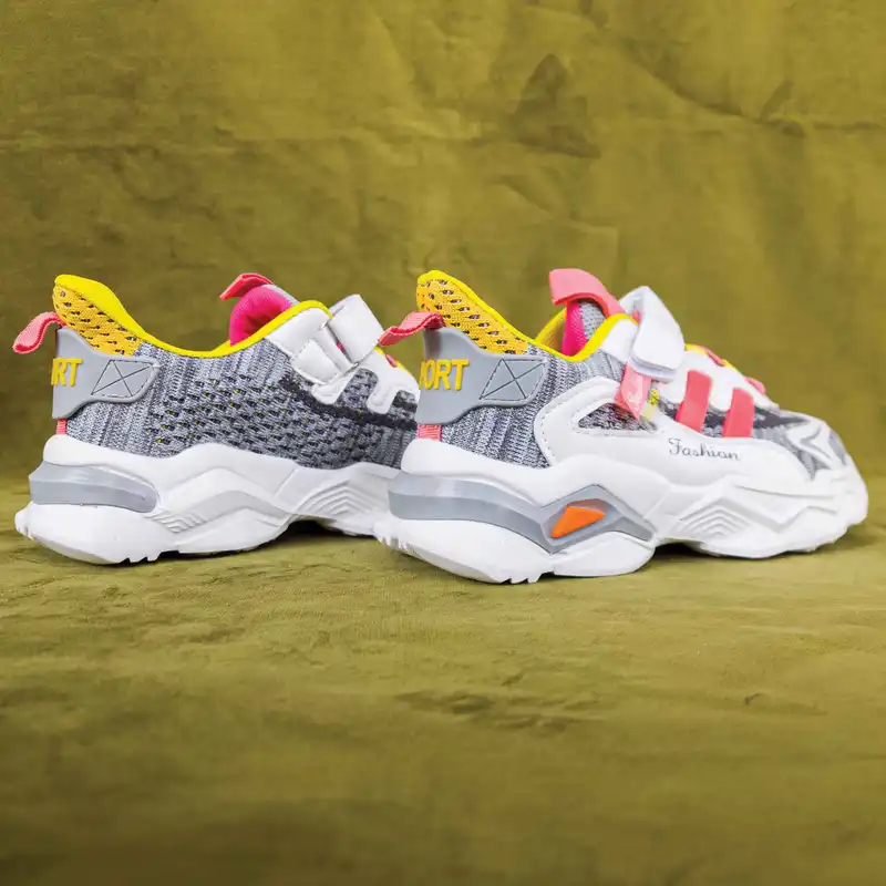 کفش مخصوص پیاده روی بچگانه مدل FashQ-88Q-GrPiQ-101031