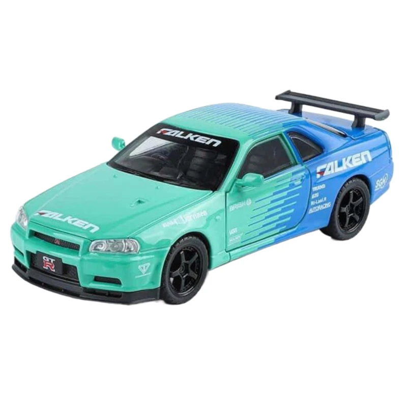 ماکت ماشین ناب سل مدل NISSAN SKYLINE GTR-R34 کد NAB003