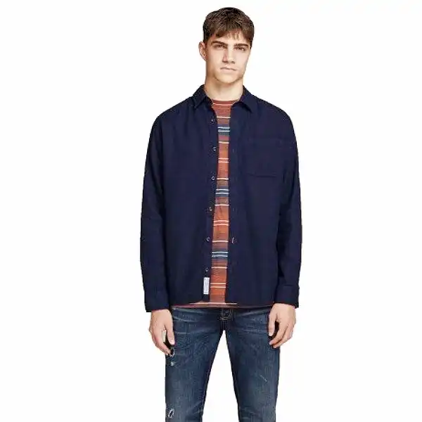 پیراهن آستین بلند مردانه جک اند جونز مدل 12162061