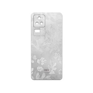 MAHOOT Silver-Wildflower Cover Sticker for Xiaomi Poco F4 5G