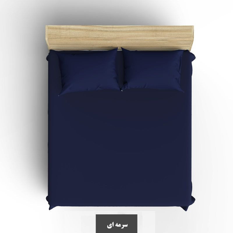 سرویس ملحفه مدل ساده کد 180 دونفره 4 تکه