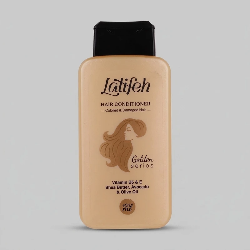 نرم‌کننده مو لطیفه مدل Golden Series حجم 400 میلی‌لیتر