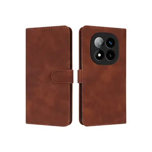 کیف کلاسوری طرح چرمی مناسب برای گوشی موبایل شیائومی redmi note 14 pro plus