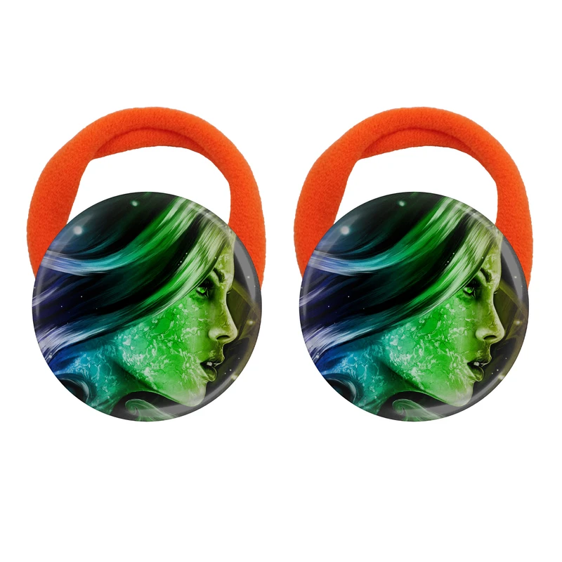 کش مو زنانه مدل دختر انتزاعی کد 1083 بسته دو عددی