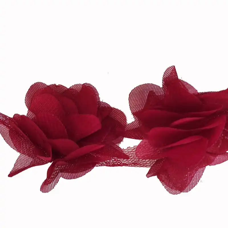 نوار یراق مدل گل حریر طول یک متر