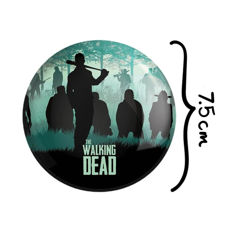 آینه جیبی خندالو مدل سریال مردگان متحرک The Walking Dead  کد 10185