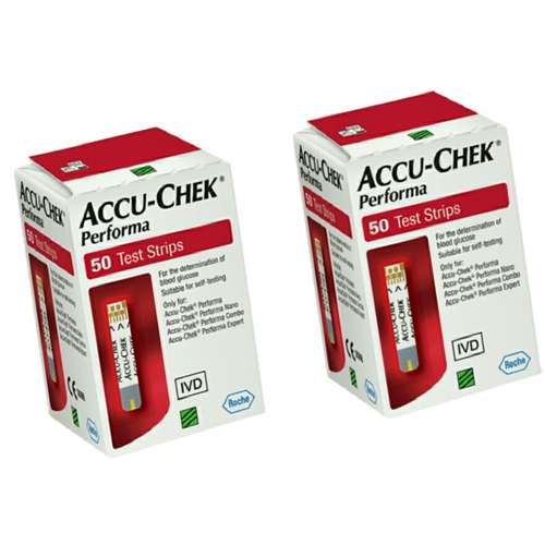 نوار دستگاه تست قند خون اکیو چک مدل  پرفورما مجموعه 2 عددی