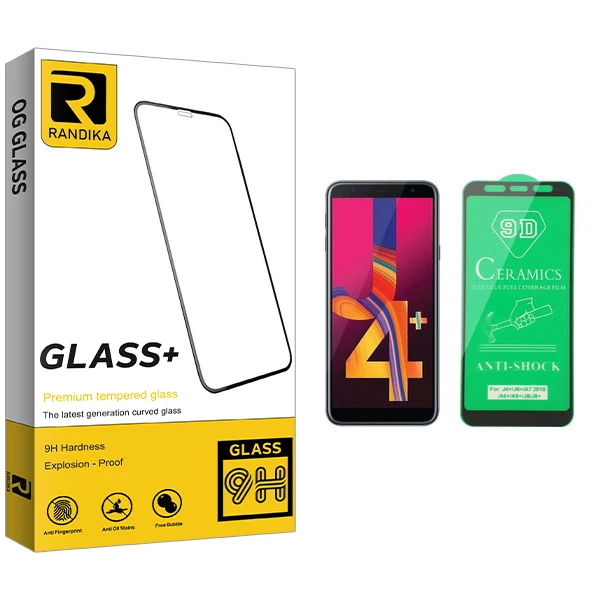 محافظ صفحه نمایش سرامیکی راندیکا مدل GLD مناسب برای گوشی موبایل سامسونگ Galaxy J4 Plus