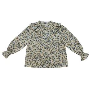 شومیز آستین بلند یقه گرد دخترانه ملورینا مدل 9123