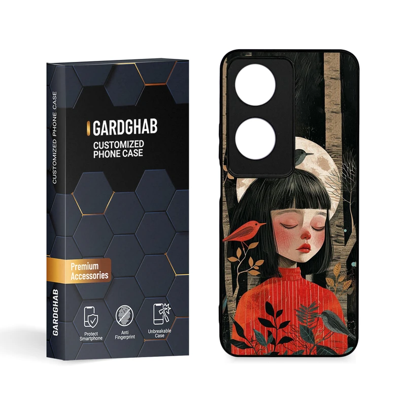 کاور گارد قاب مدل دخترانه مناسب برای گوشی موبایل آنر X7B