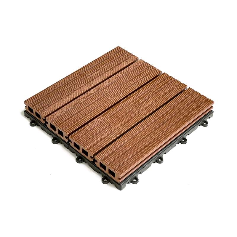 کفپوش مدل چوب پلاست سایز 30x30 سانتی متر بسته 11 عددی