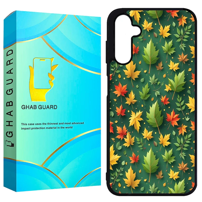 کاور قاب گارد طرح برگ پاییزی مدل GCHPA25 مناسب برای گوشی موبایل سامسونگ Galaxy A25