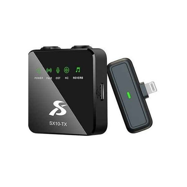 ست میکروفن بی سیم مدل SX10 با درگاه اتصال lightening