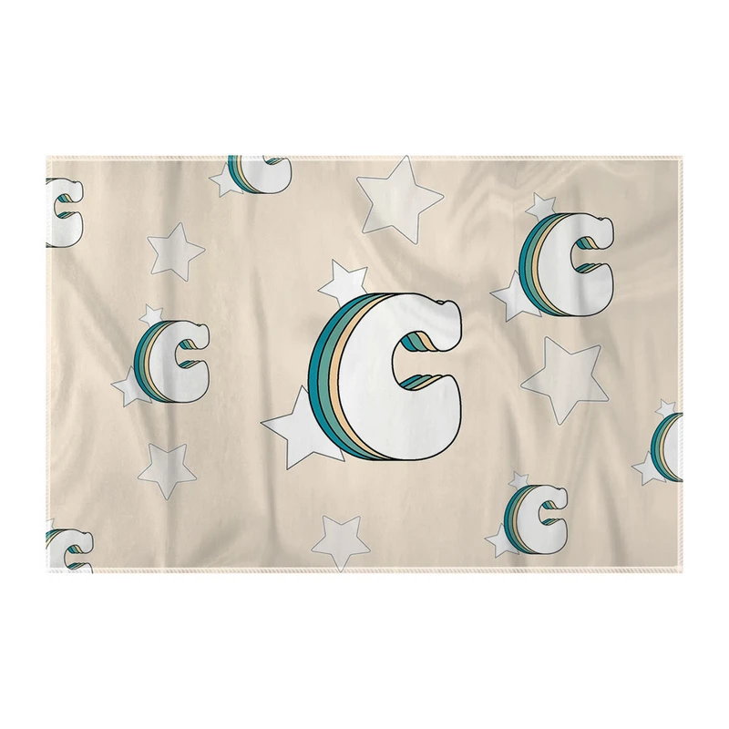 کاغذ کادو ترمه طراحان ایده مدل حرف C رترو کد cfp2927