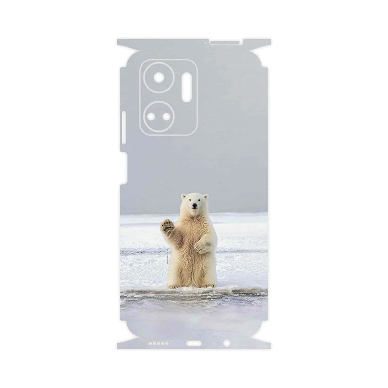برچسب پوششی ماهوت مدل Polar_bear-FullSkin مناسب برای گوشی موبایل آنر X7a