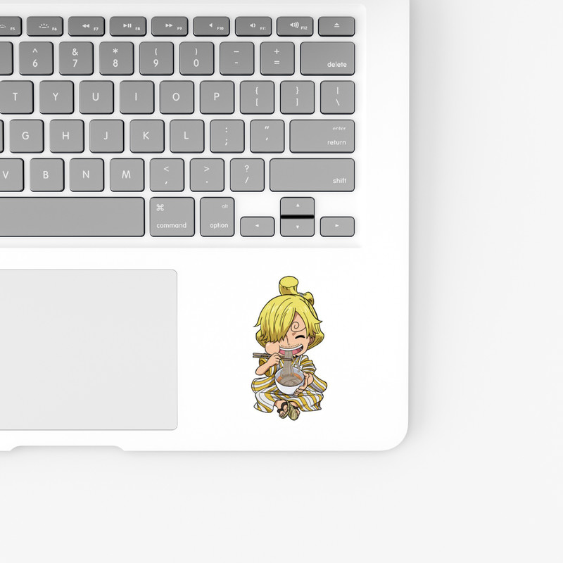 استیکر لپ تاپ و موبایل بووم طرح انیمه One Piece مدل Osaba Master Sanji کد SM31