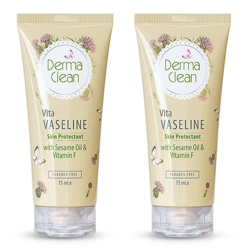 وازلین درماکلین مدل توشکن حجم 75 میلی لیتر مجموعه 2 عددی