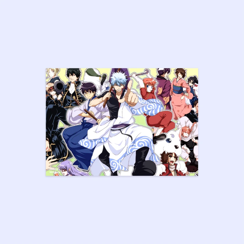 پوستر هومرو مدل فلزی طرح انیمه Gintama کد PS1235