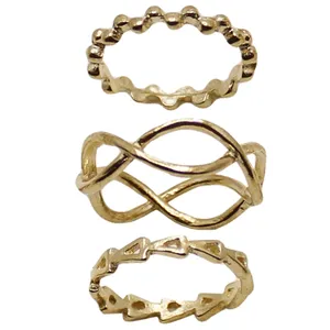 بند انگشتی زنانه کد rkh_1135 مجموعه 3 عددی