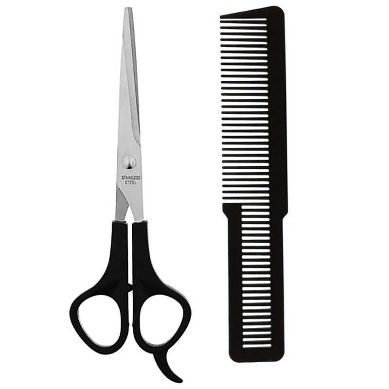 قیچی آرایشگری کد R8M6 به همراه شانه مو قیچی آرایشگری کد R8M6 به همراه شانه مو
